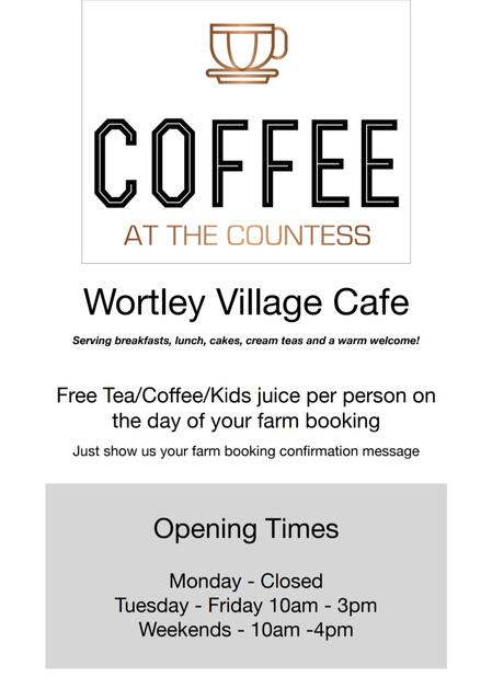 Get yourself a free drink at our local village caffe (The Countess tea rooms)